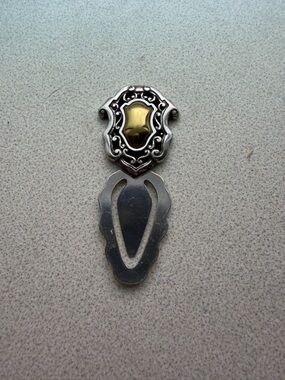 Brighton Silver and Gold Ornate Bookmark